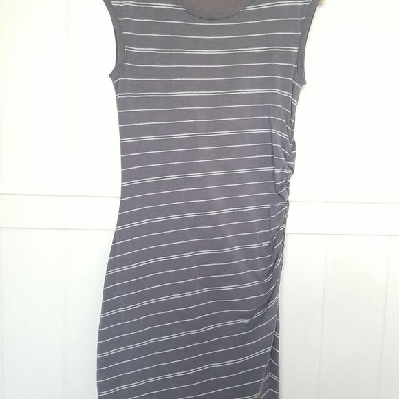 ATHLETA Womens Bunched Sleeveless Mini Dress S - Picture 4 of 7